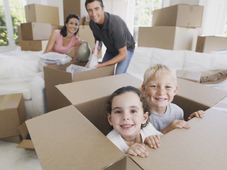 Commercial moving team preparing office furniture for relocation in Edgware