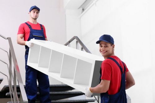 Packing boxes and wrapping fragile household items in Edgware