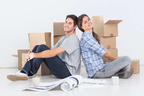 Unpacking and room organisation service for an Edgware property