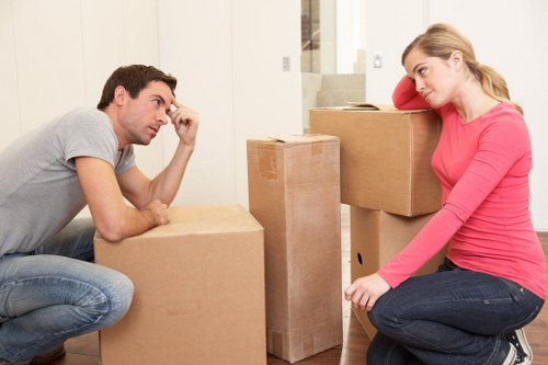 Apartment removal service handling stairs and access in Edgware