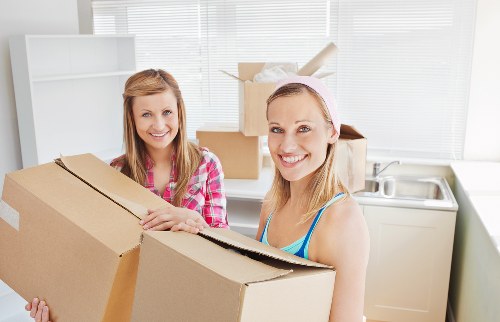 Careful loading of furniture for a quick Edgware removal