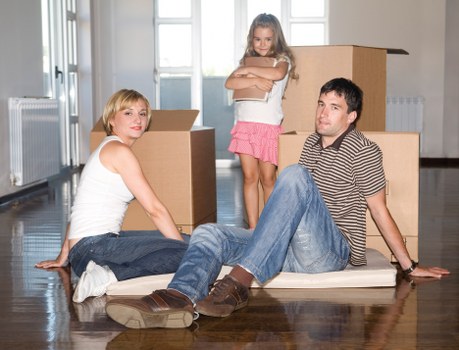 Local movers transporting household items on a same-day job